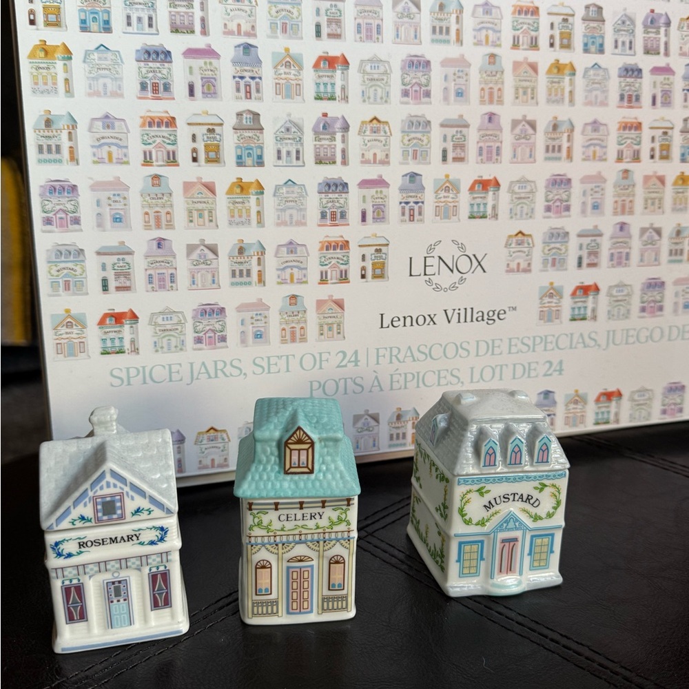 Lenox Spice Village- Complete 2024 set. Never used
